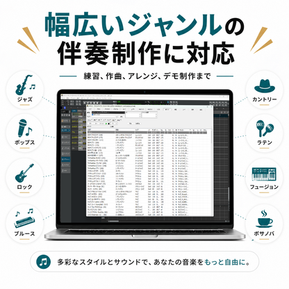 Band-in-a-Box 33 for Win MegaPAK バージョンアップ